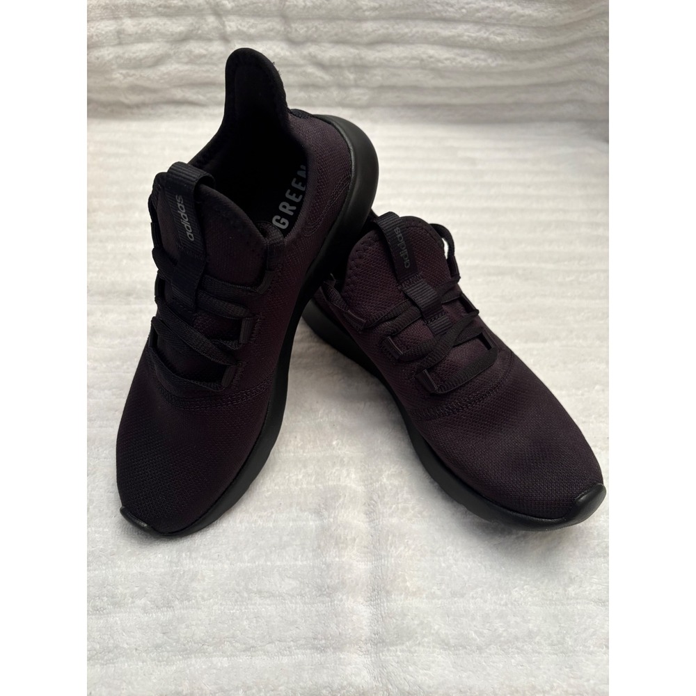Adidas Cloudfoam Pure 2.0 Triple‎ Black Running Shoes H04754 Mens 6.5 Womens 7.5